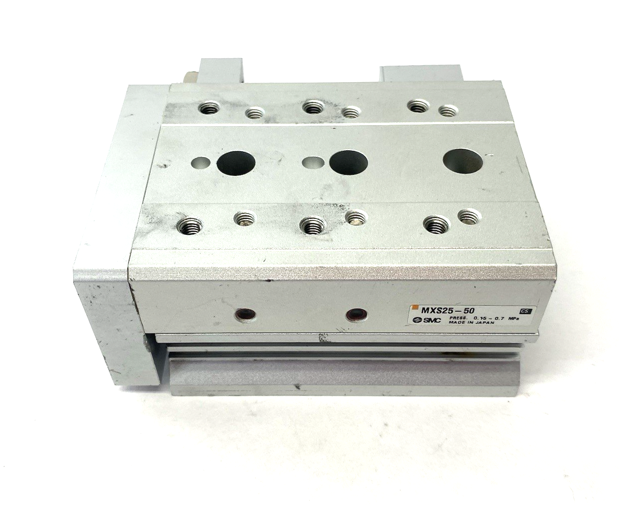 SMC MXS25-50 Double Acting Guided Cylinder Slide Table 25mm Bore 50mm Stroke - Maverick Industrial Sales