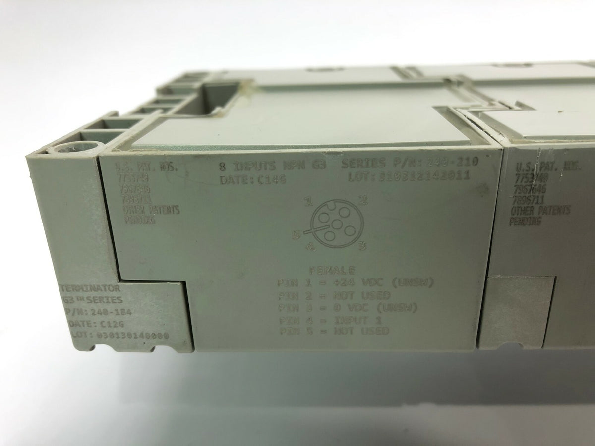 240 | Numatics -210, -291, 219-828 Manifold Block / Valve Assembly - Used - Maverick Industrial Sales