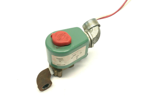 Asco 8262B208 Red-Hat Solenoid Valve 110/120VAC 50/60Hz 16.7W 100Psi