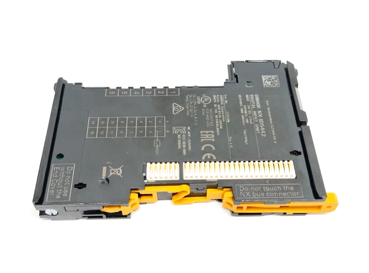 Omron NX-ID5442 Digital Input Unit, 16 Digital Inputs, PNP, 24VDC, NO TERMINAL - Used - Maverick Industrial Sales