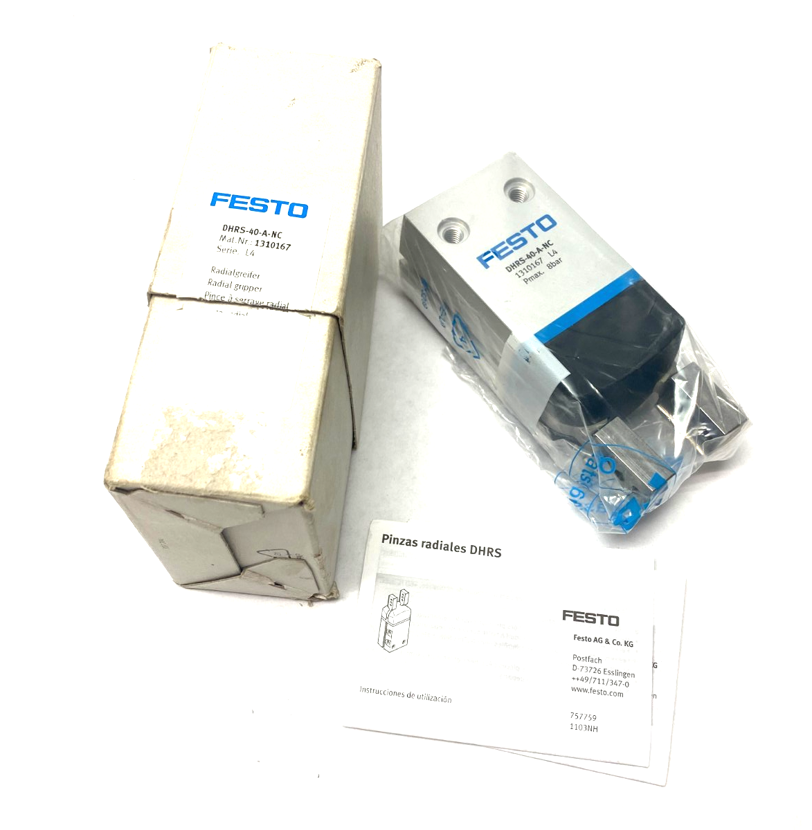 Festo DHRS-40-A-NC Radial Gripper Size 40, 1310167 - Maverick Industrial Sales