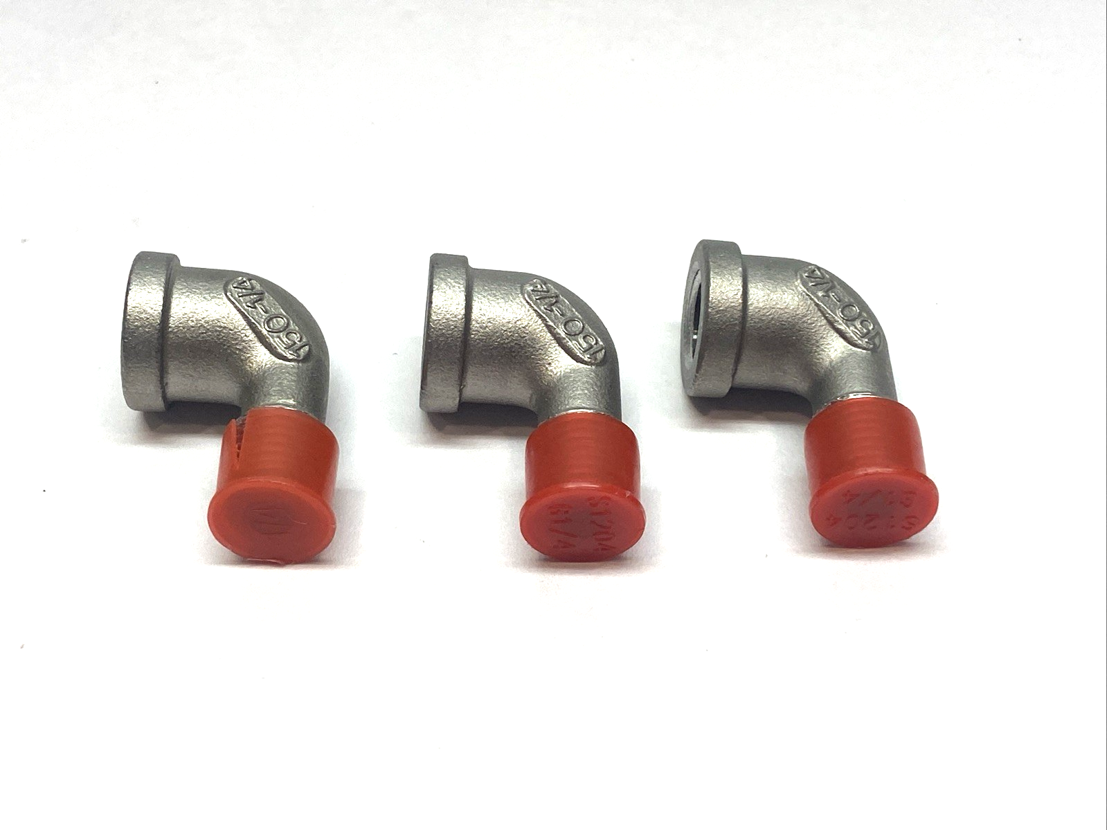 Merit MB-304 Threaded Elbow Fitting 90 Degrees 1/4" NPT 150-1/4 LOT OF 3 - Maverick Industrial Sales