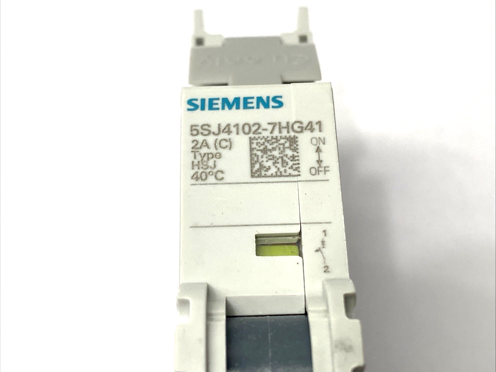 Siemens 5SJ4102-7HG41 Miniature Circuit Breaker 1-Pole 240V 2A - Maverick Industrial Sales