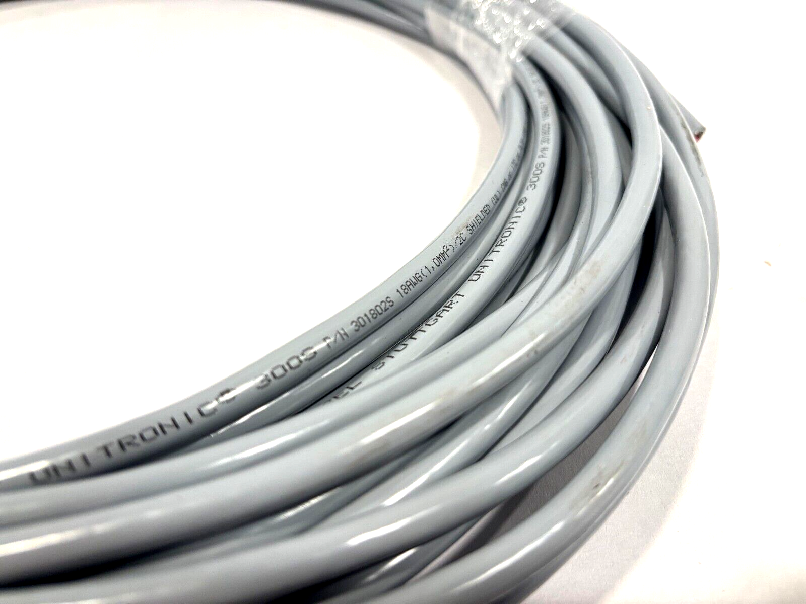 LAPP 301802S UNITRONIC 300 S Cable 18/2C 62-FT 2C 18AWG Gray - Maverick Industrial Sales