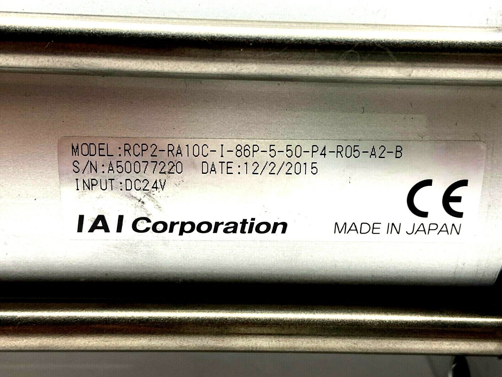 IAI RCP2-RA10C-I-86P-5-50-P4-R05-A2-B High Thrust Rod Type Actuator - Maverick Industrial Sales