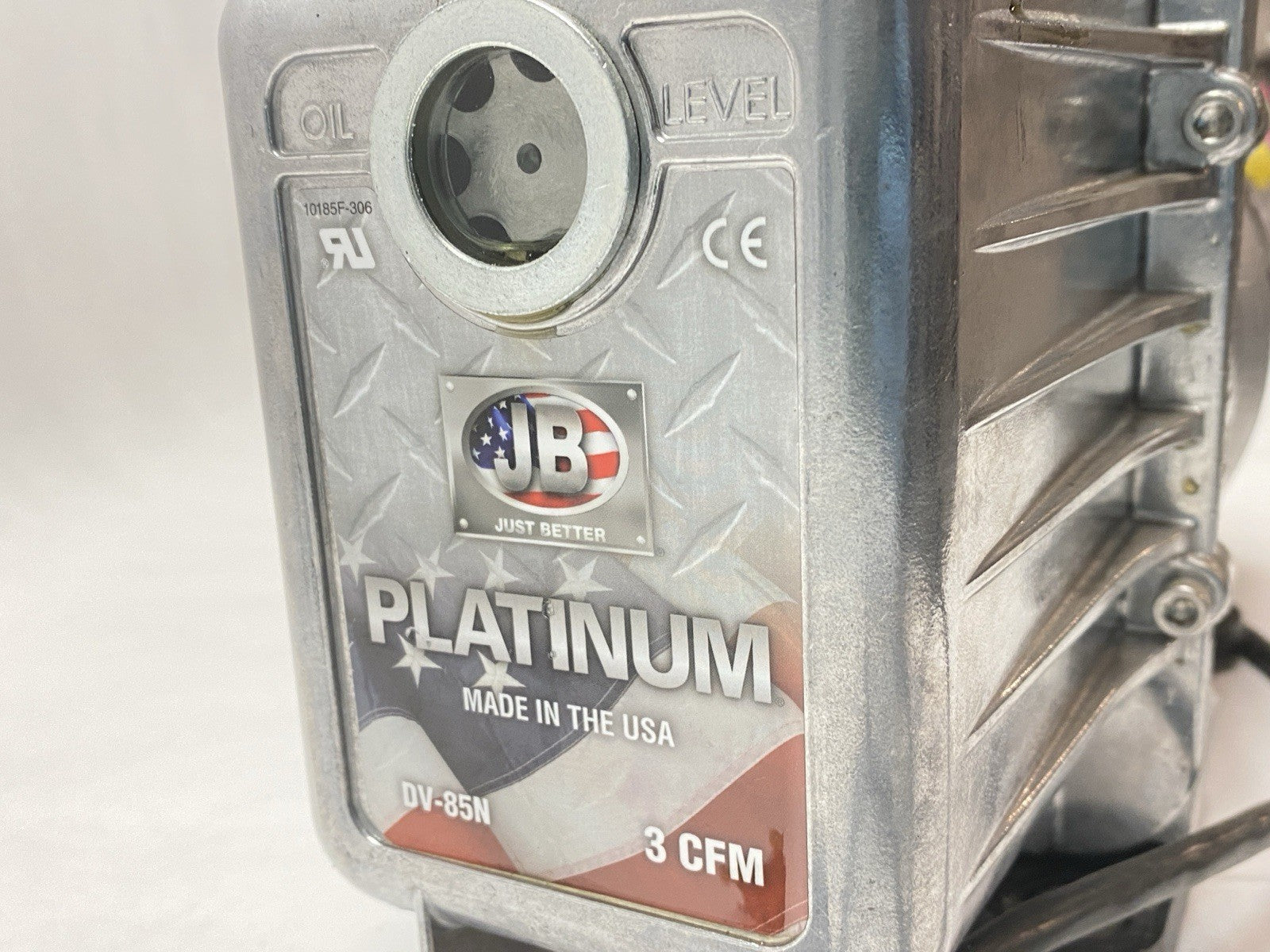 DV-85N | JB Industries Platinum Refrig Evacuation Vacuum Pump 3 CFM - Used - Maverick Industrial Sales