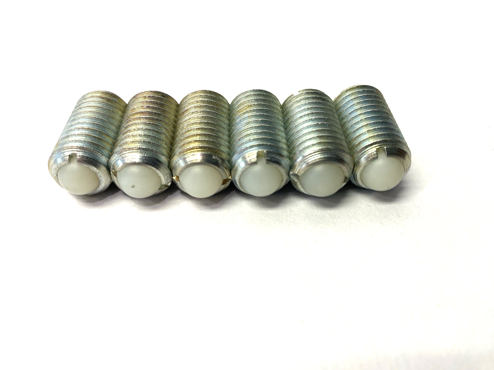 N/A | Steel Ball-Nose Spring Plunger w/ Nylon Nose M12 x 1.75mm LOT OF 6 - New – Open box - Maverick Industrial Sales