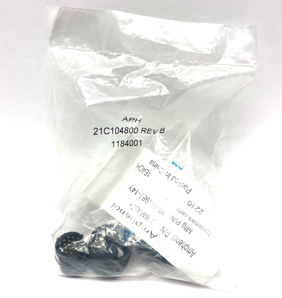 Amphenol 21C104800 Rev B Mating Connector Clamp Assembly Kit 10-101987-14Y - Maverick Industrial Sales