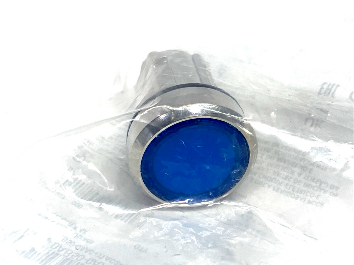 3SU1051-0AB50-0AA0 | Siemens Illuminated Pushbutton 22mm, Metal, Blue, Momentary - New - Maverick Industrial Sales