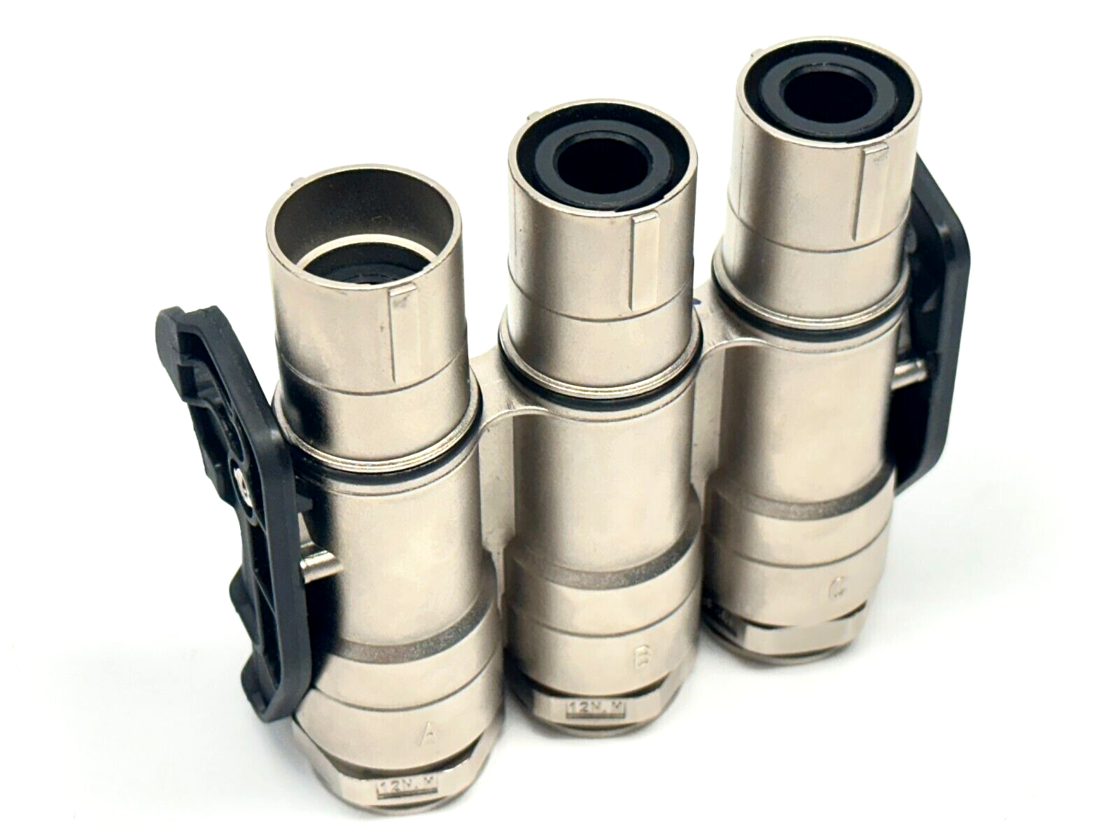Amphenol PL183X-301-35 PowerLok 300 Female Connector 1000V 3 Pole MISSING PARTS - Maverick Industrial Sales
