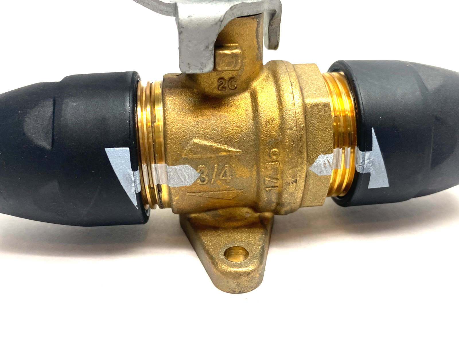 Airtec 2811 1051 80 Ball Valve 3/4" 20mm Air Pipe to 3/4" 20mm Air Pipe - Maverick Industrial Sales