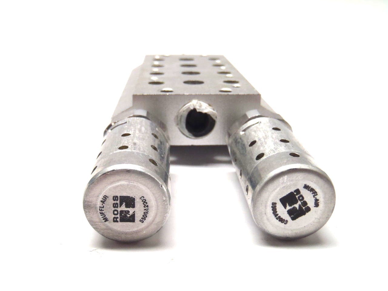 Ross 5500A2003 4-Port Solenoid Valve Manifold W/ Mufflers - Maverick Industrial Sales
