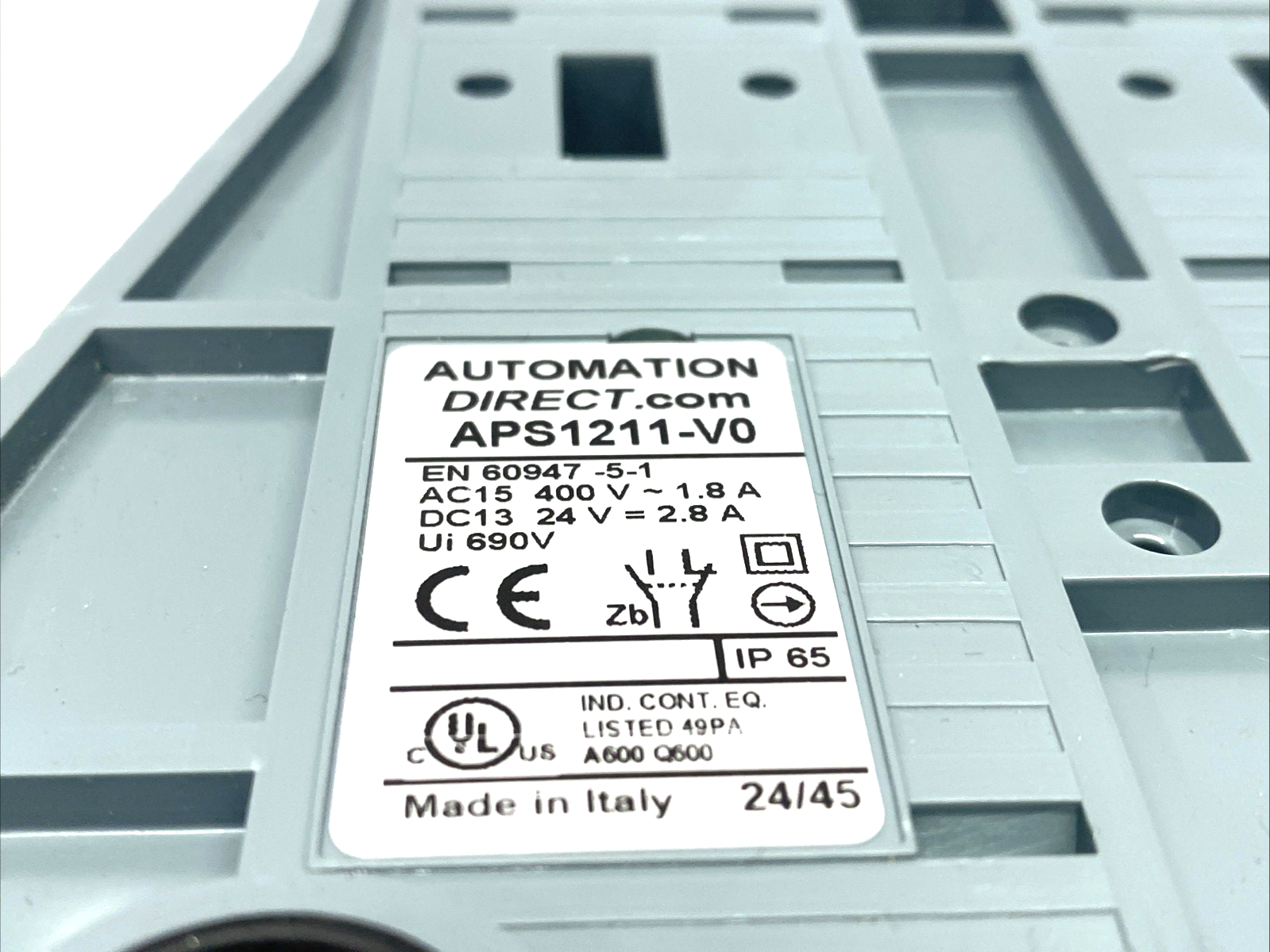 APS1211-V0 | Automation Direct Electric Foot Switch, ABS Plastic Foot Guard - New – Open Box - Maverick Industrial Sales