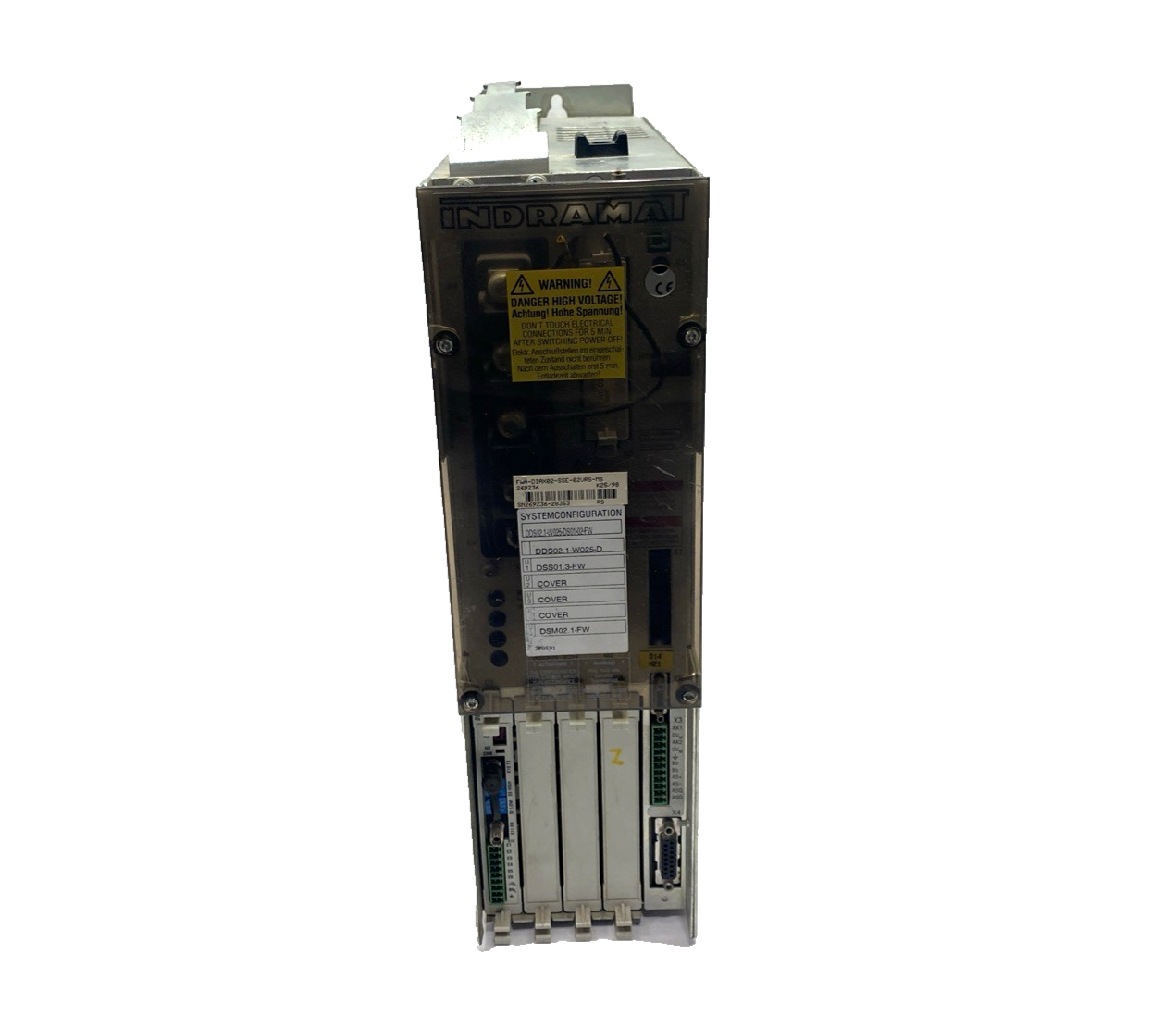 Indramat DDS02.1-W025-DS01-02-FW Digital AC Servo Controller DDS02.1-W025-D - Maverick Industrial Sales