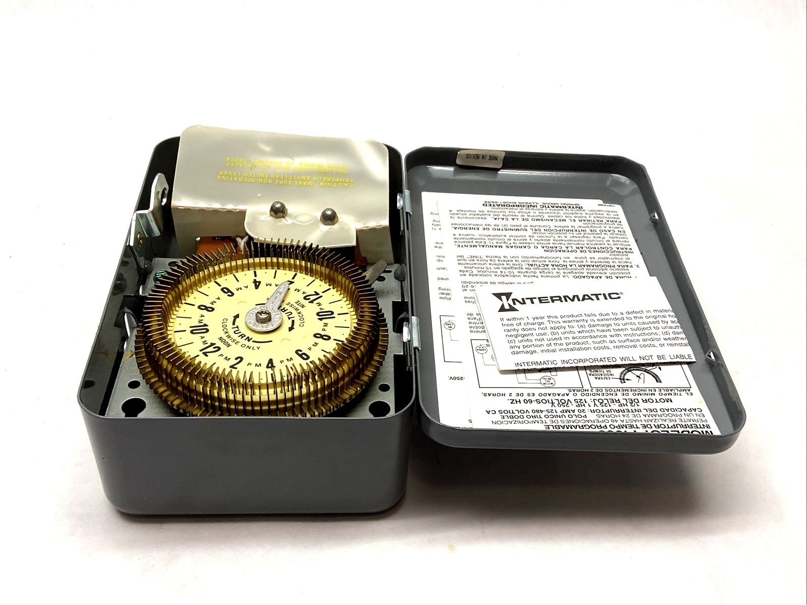 Intermatic T1905 Program Time Switch SPDT 20A 125-480VAC 1/2Hp 50Hz - Maverick Industrial Sales