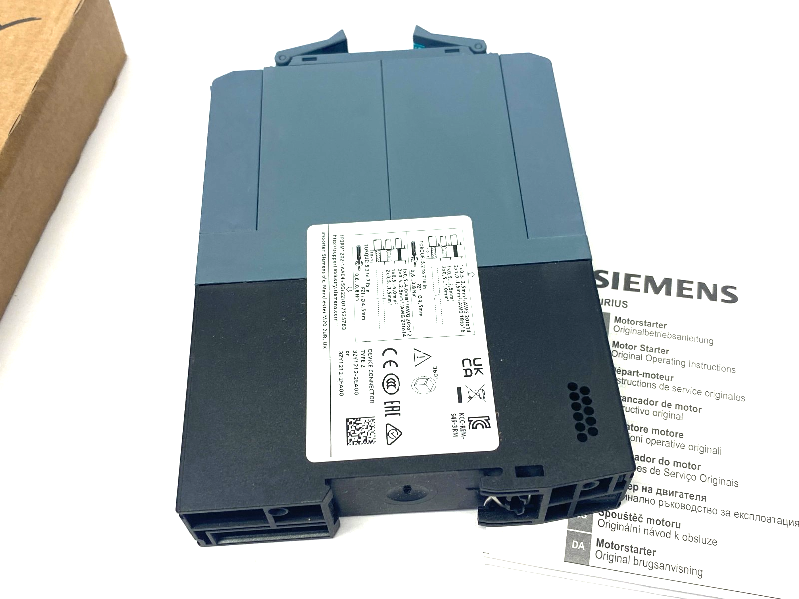 Siemens 3RM1202-1AA04 SIRIUS Reversing Starter Screw-Type 24VDC - Maverick Industrial Sales
