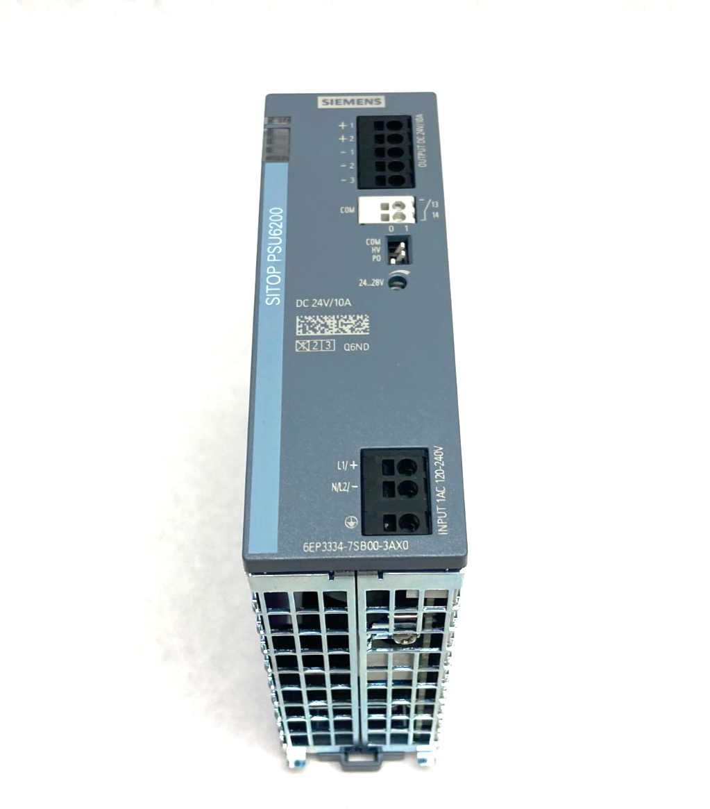 Siemens 6EP3334-7SB00-3AX0 SITOP PSU6200 Stabalized Power Supply 24V/ 10A - Maverick Industrial Sales