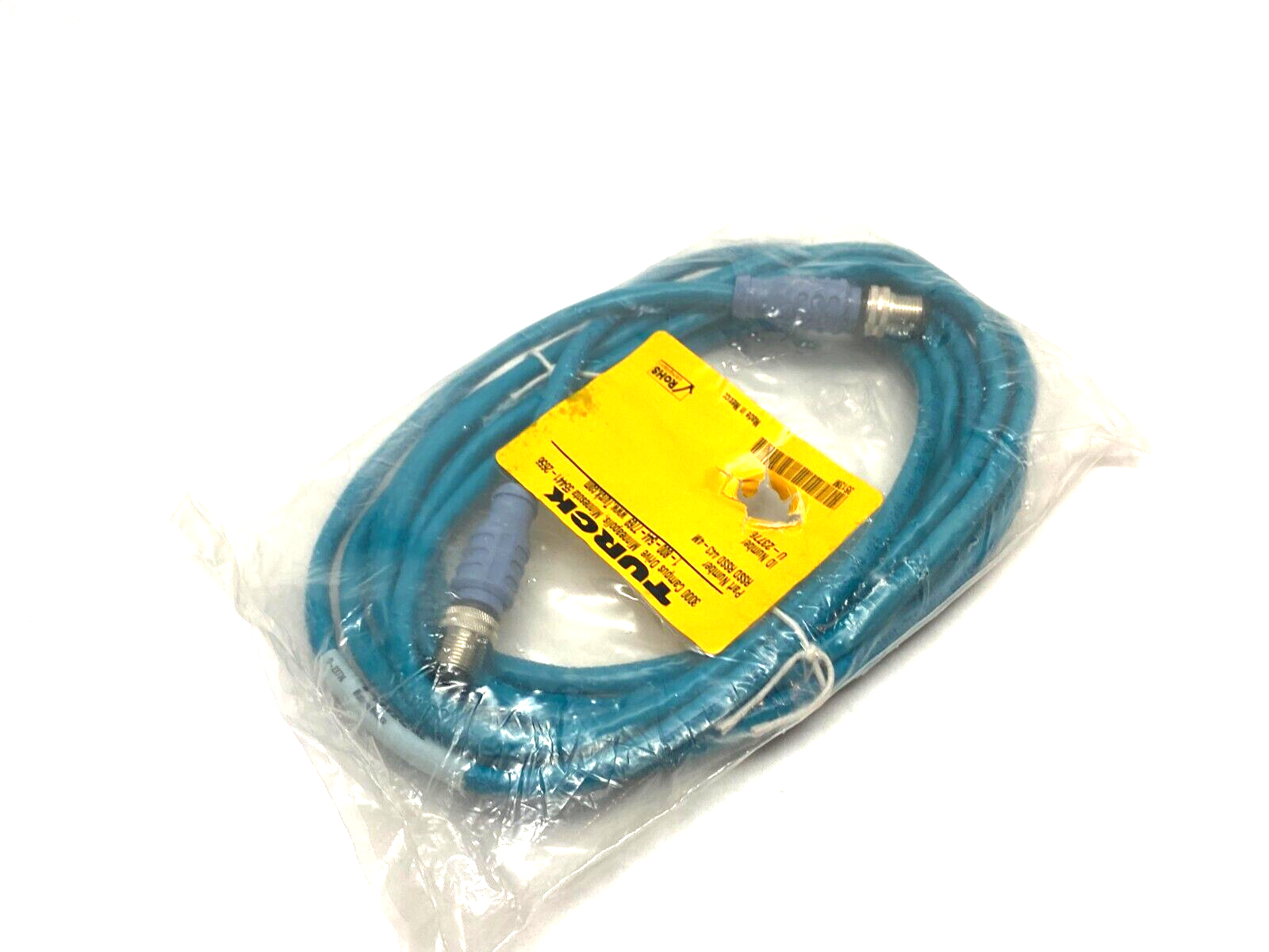 RSSD RSSD 443-4M, U-23776 | Turck RSSD RSSD 443-4M Industrial Ethernet Cable Male M12 4-Pin 4m U-23776 - New Other - Maverick Industrial Sales