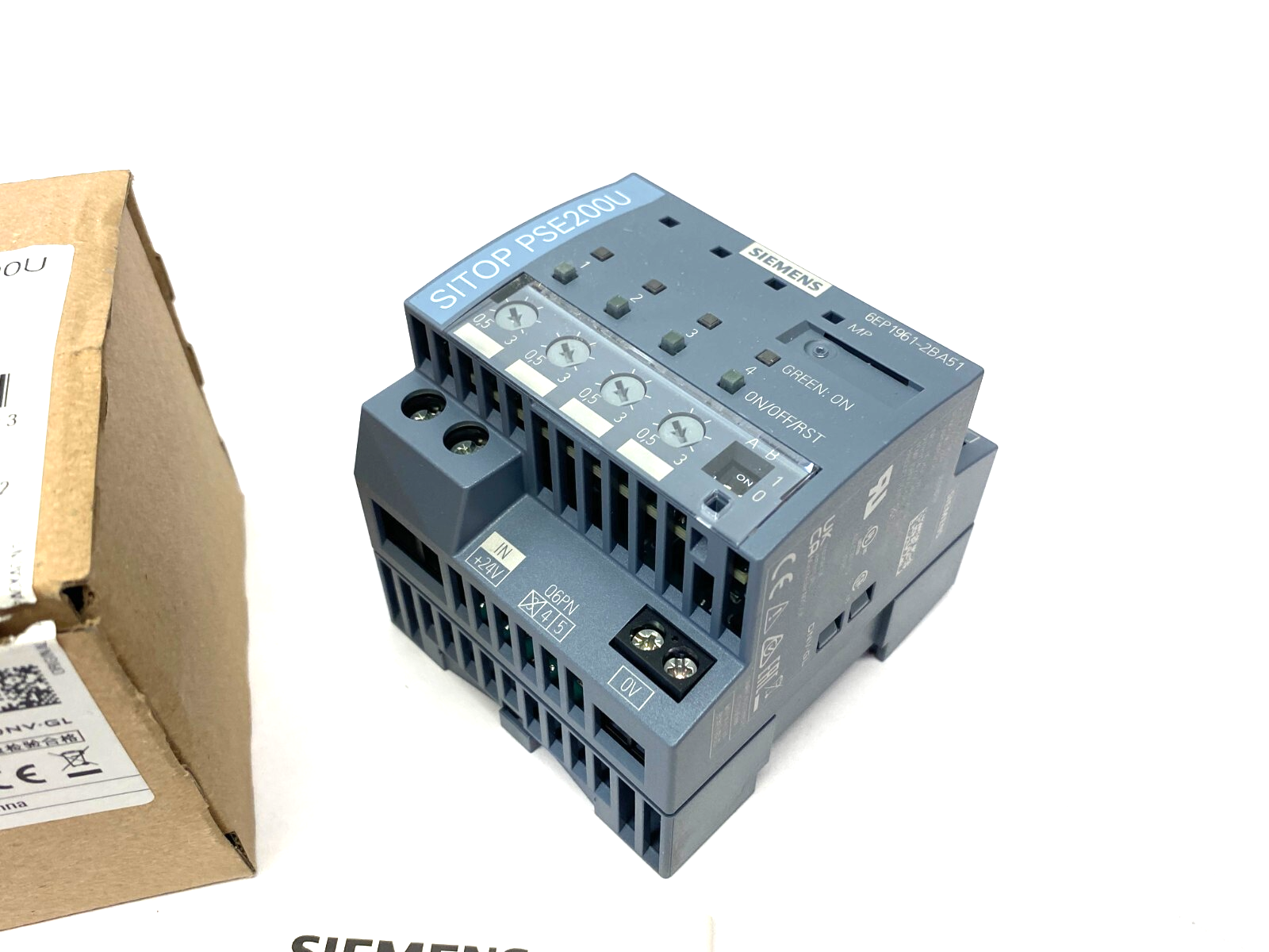 Siemens 6EP1961-2BA51 SITOP PSE200U Selectivity Module 4-Channel Input - Maverick Industrial Sales