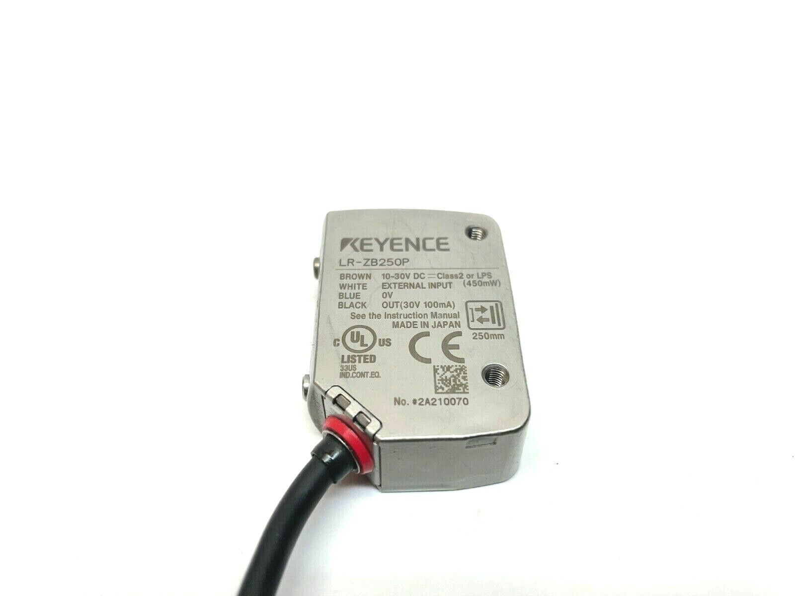 Keyence LR-ZB250P CMOS Self Contained Laser Sensor, 52" Cable - Maverick Industrial Sales