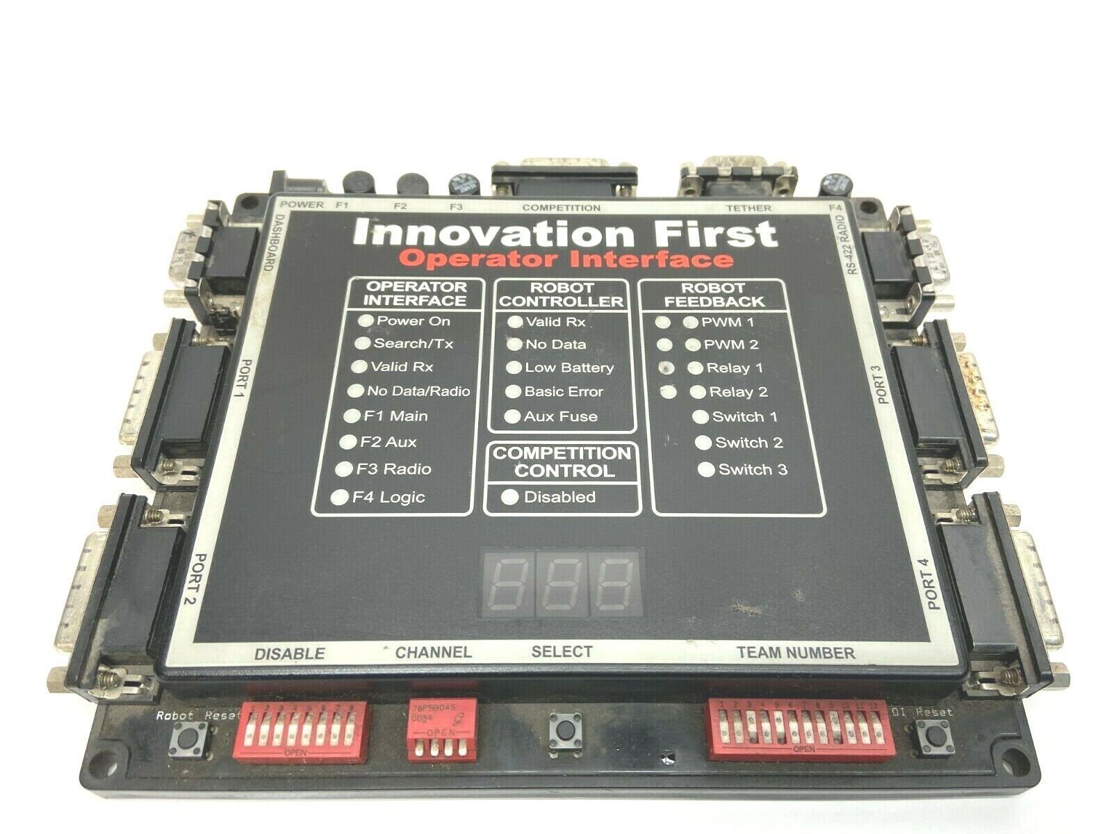 Innovation First Operator Interface Robot Controller Feedback Competition - Maverick Industrial Sales