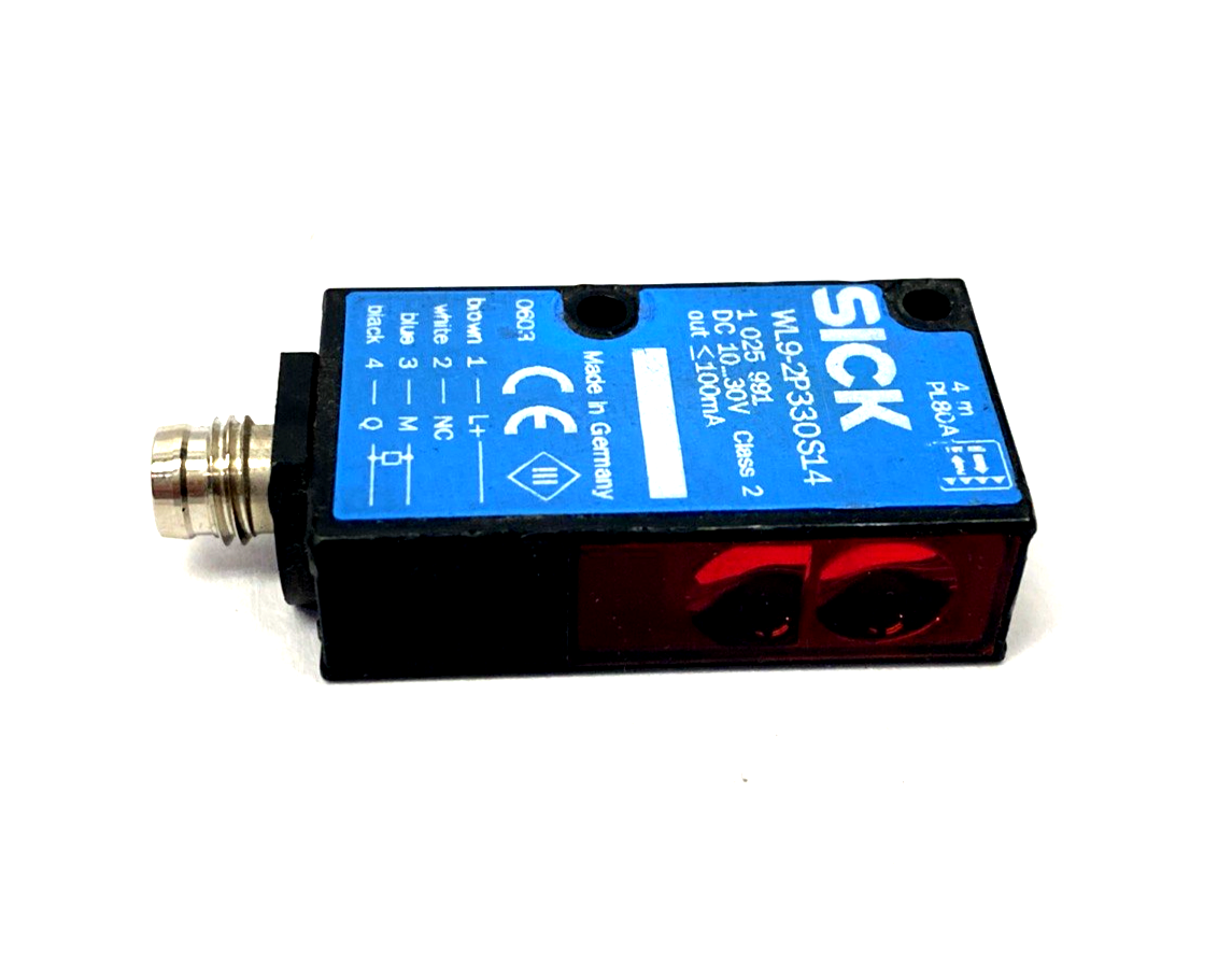 Sick WL9-2P330S14 Photoelectric Retro-Reflective Sensor 1025991 - Maverick Industrial Sales