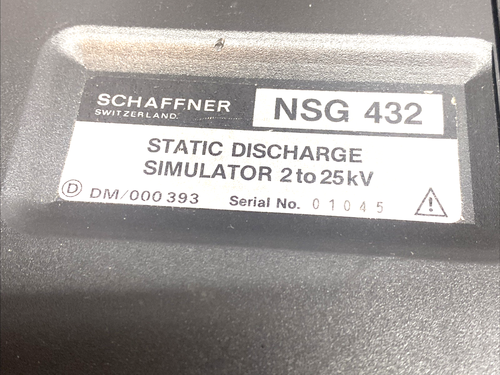 Schaffner NSG 432 ESD Gun Static Discharge Simulator 2–25kV IEC 61000-4-2 - Maverick Industrial Sales