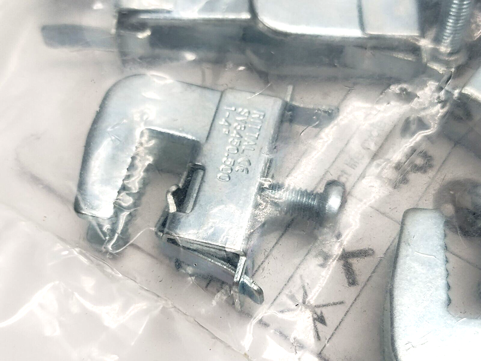 Rittal SV3450.500 Conductor Connection Clamp, 1‐4mm², For 5mm Bar, 15 PACK - Maverick Industrial Sales