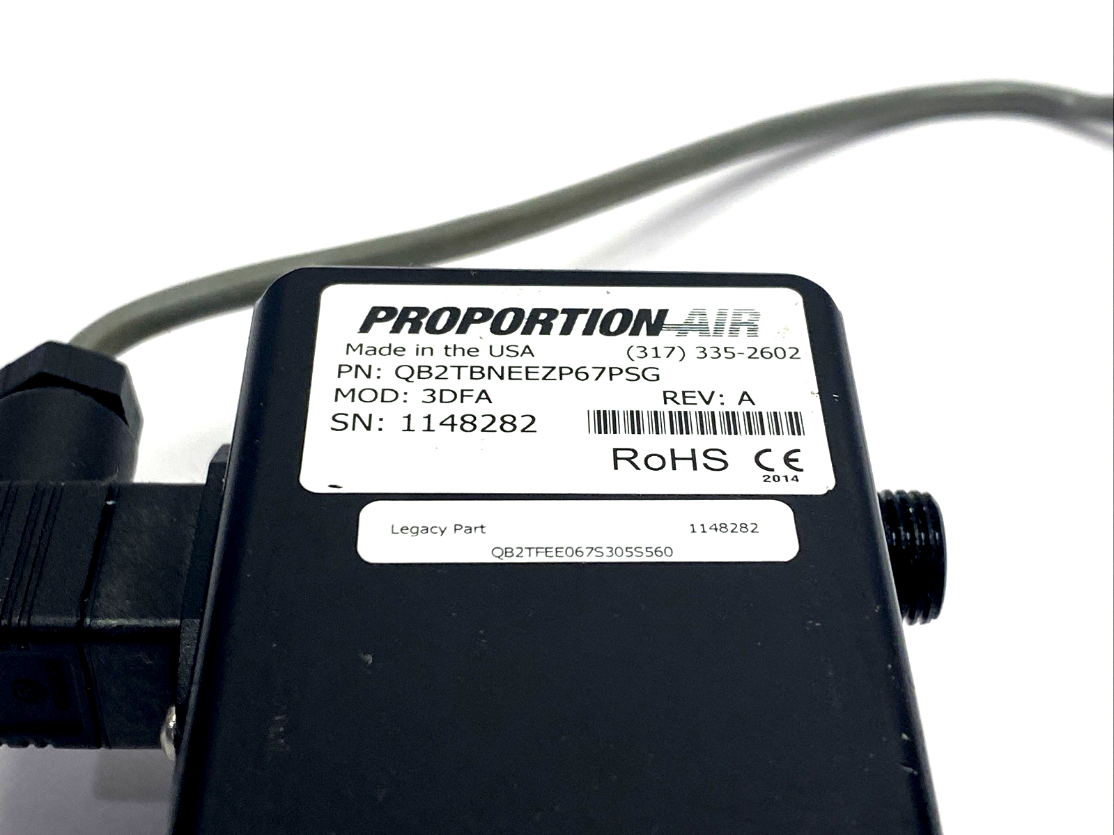 QB2TBNEEZP67PSG | Proportion Air Electronic Pressure Regulator, External Sense - Used - Maverick Industrial Sales