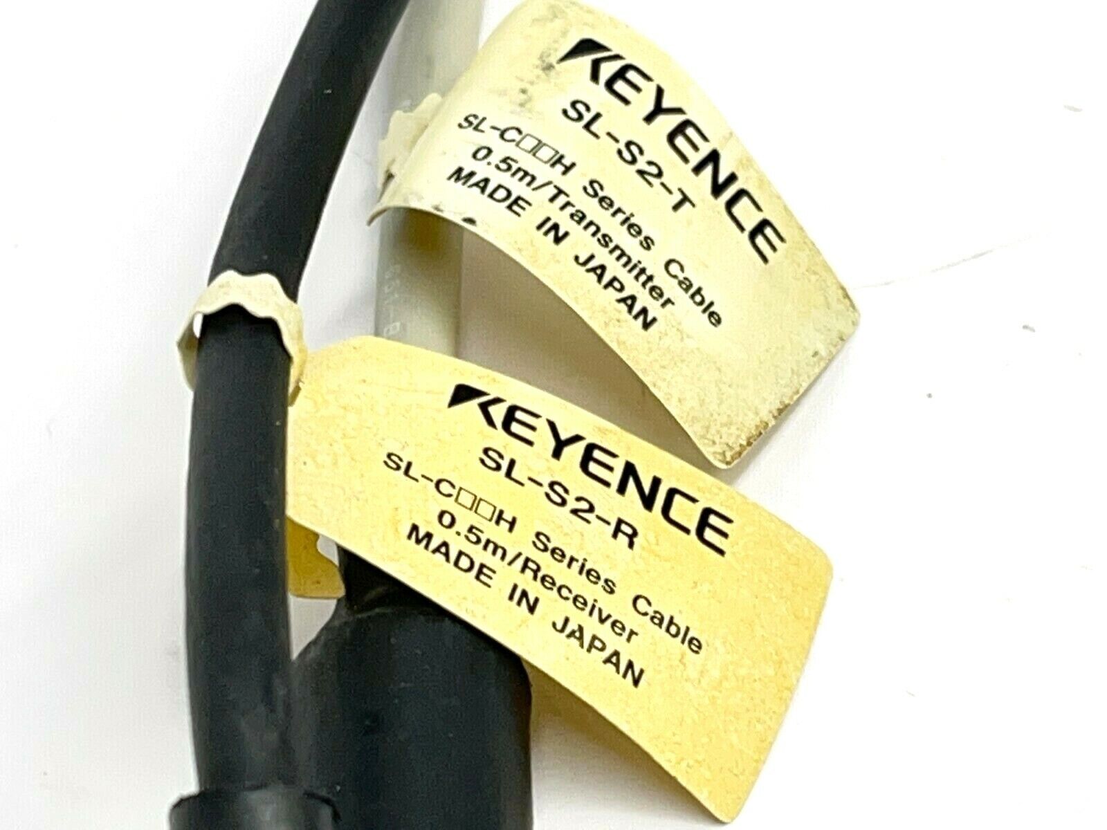 Keyence SL-C48F-T SL-C48F-R Light Curtain Set w/ SL-S2-R SL-S2-T Cables - Maverick Industrial Sales