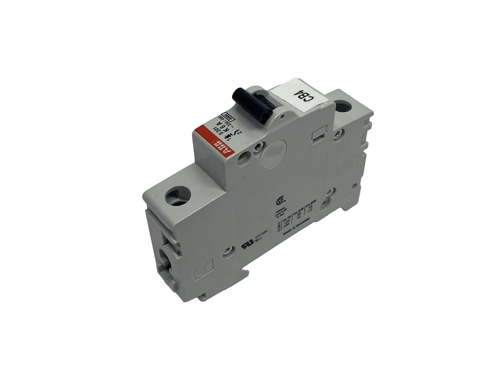 ABB S201-K6 Miniature Circuit Breaker 6A 1-Pole 2CDS251001R0377 LOT OF 3 - Maverick Industrial Sales