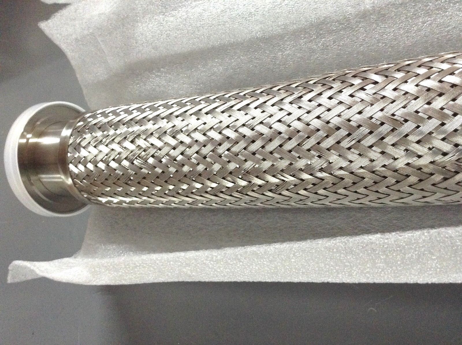 Kurt J. Lesker MHB-QF-E48 Rev A1 Braided Flexible Bellows MHB2.5"X48"OALISO63s - Maverick Industrial Sales