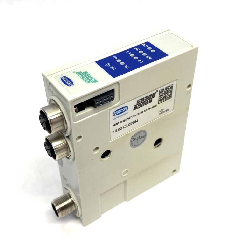 10.02.02.05964 | Schmalz PROFINET Interface Module MOD-BUS PNT 27x77x99 SCTSi C8D - Used - Maverick Industrial Sales