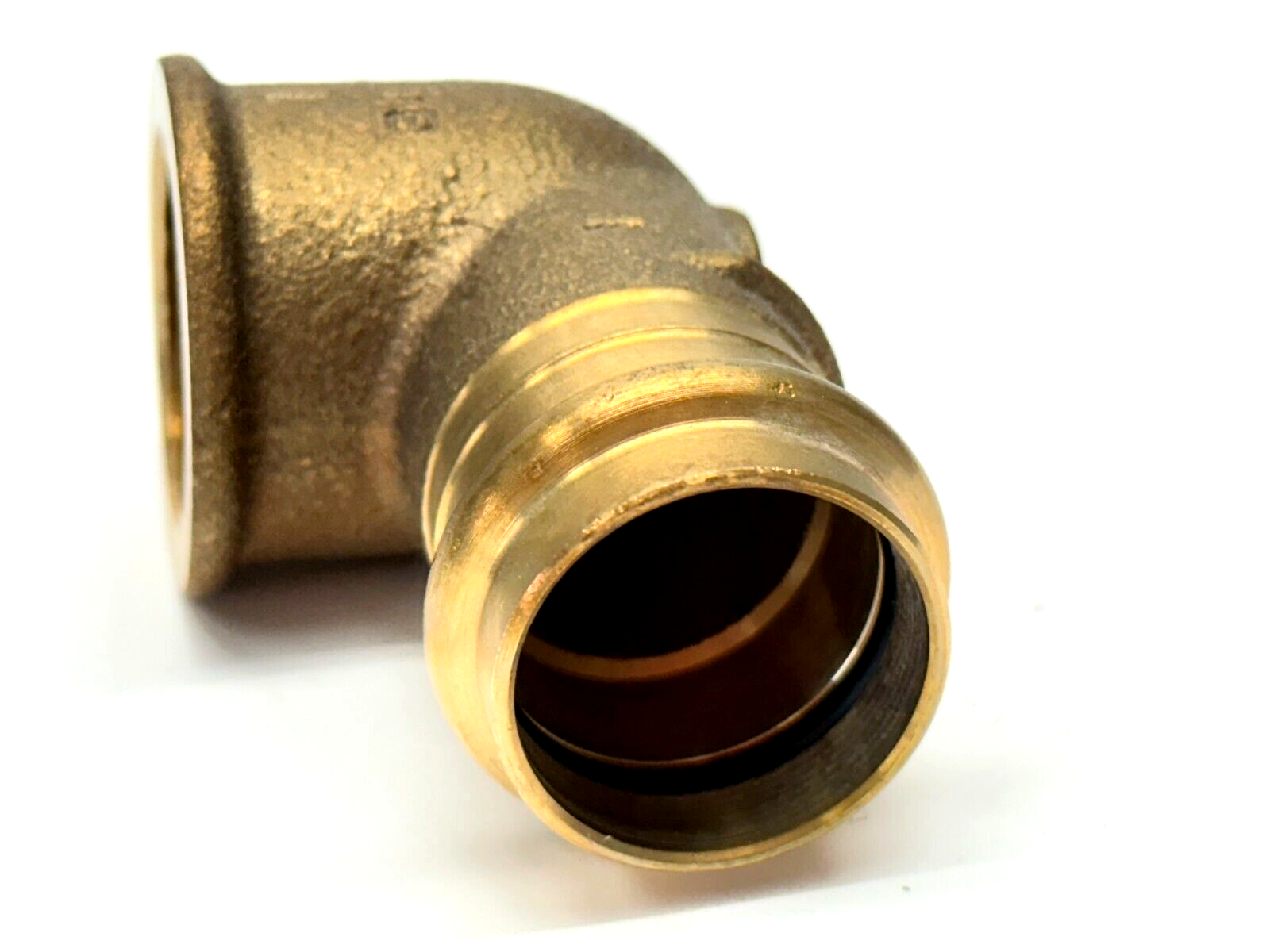 Viega 77552 Propress 1" x 1" FNPT 90 Degree Elbow Bronze - Maverick Industrial Sales