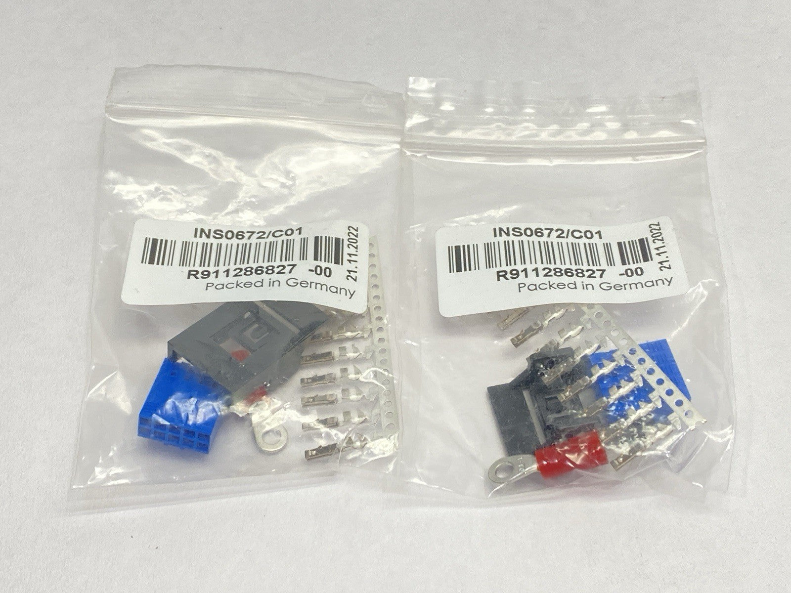 Bosch Rexroth R911286827 Connector Set LOT OF 2 - Maverick Industrial Sales
