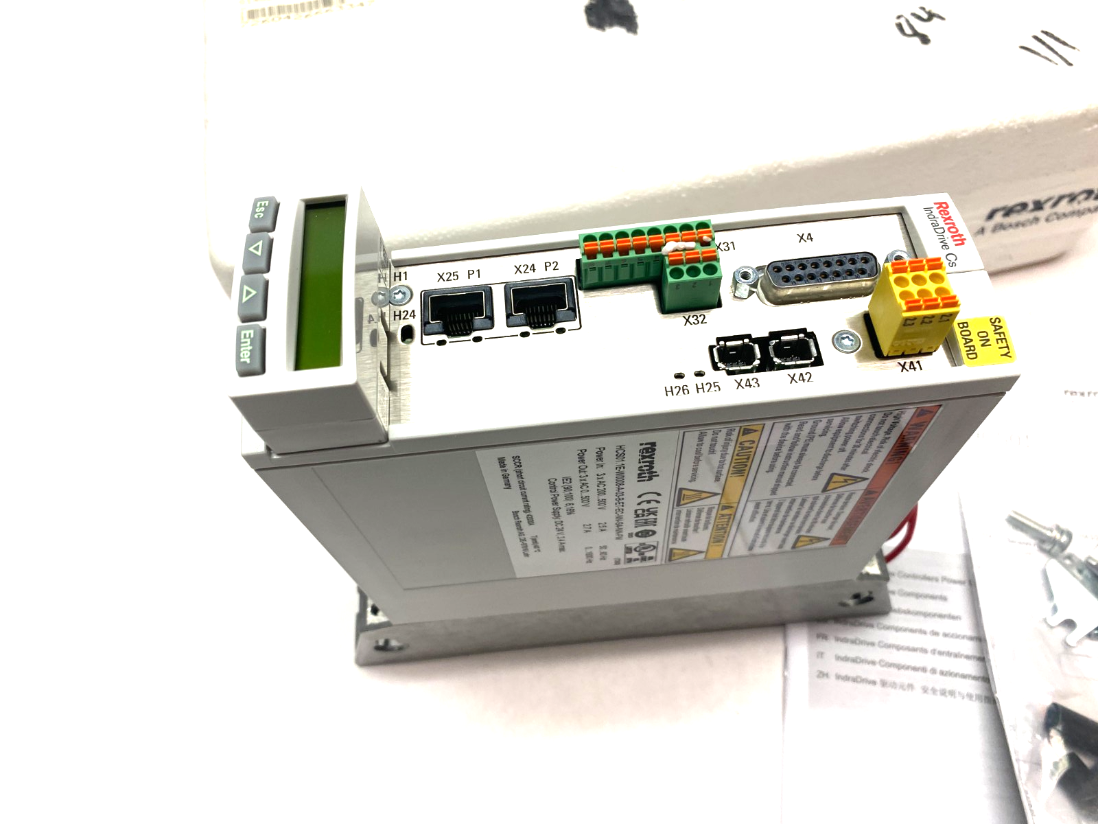 Bosch Rexroth R911340077 Comp. Converter HCS01.1E-W0008-A-03-B-ET-EC-NN-S4-NN-FW - Maverick Industrial Sales