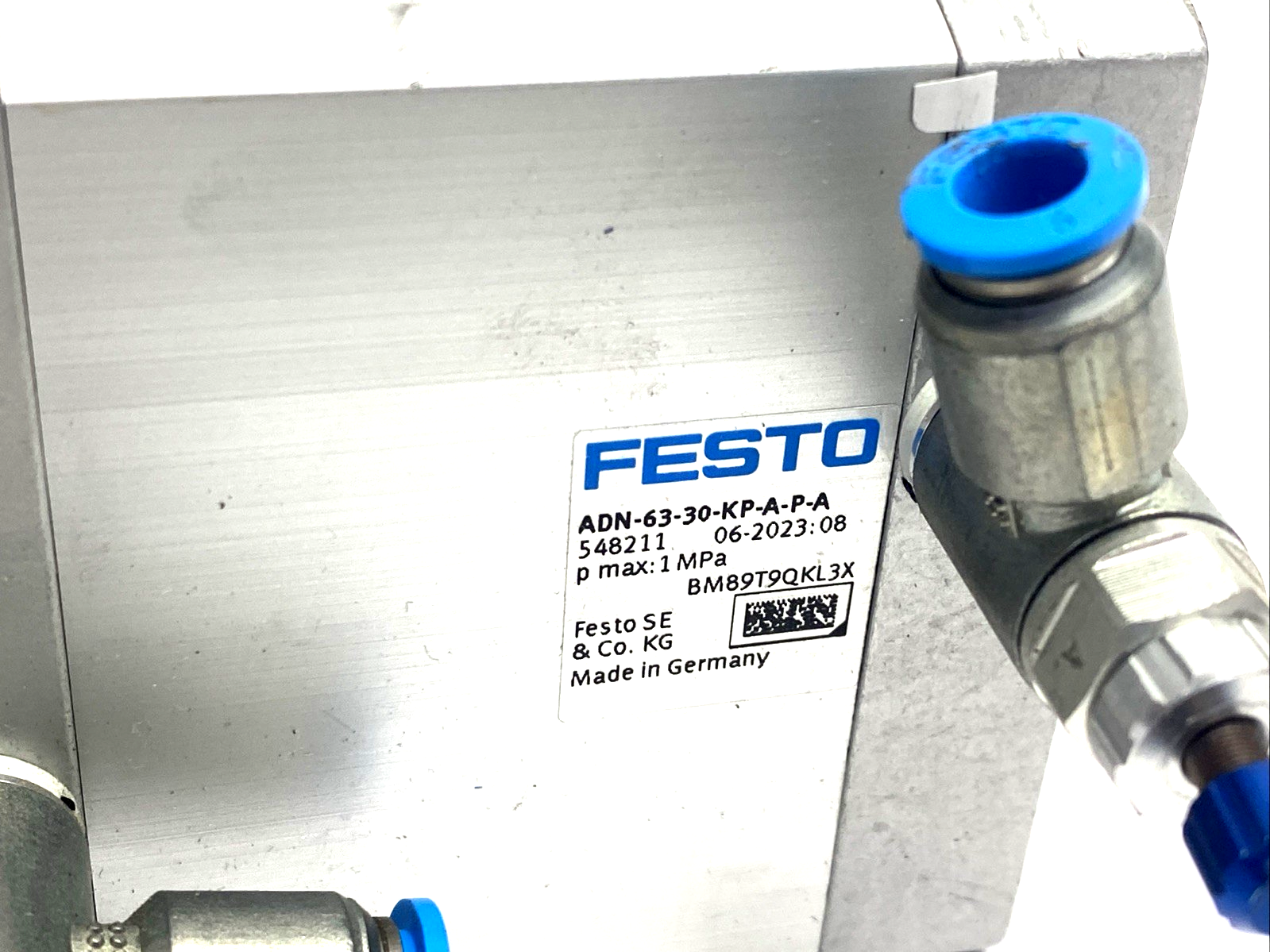 Festo ADN-63-30-KP-A-P-A Pneumatic Compact Cylinder 63mm Bore 30mm Stroke 548211 - Maverick Industrial Sales