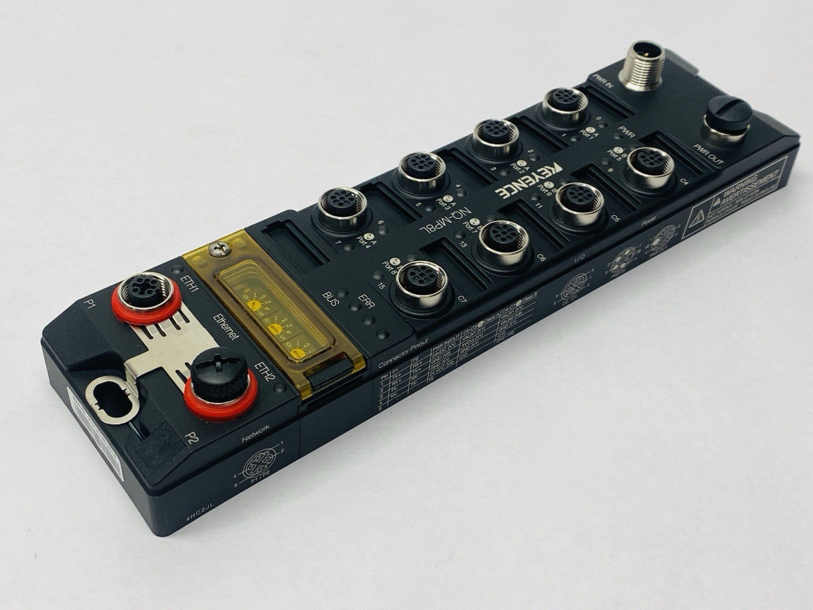 Keyence NQ-MP8L 8-Port Multi-Protocol Compatible IO-Link Master Module - Maverick Industrial Sales