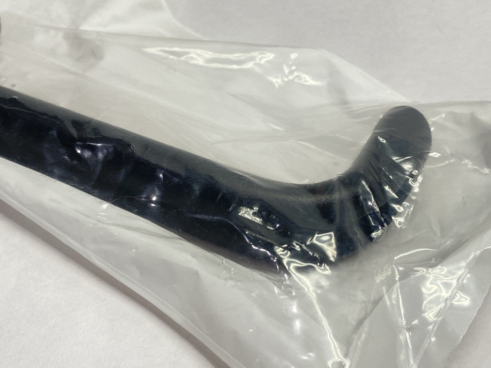 5190A23 Oval Pull Handle Unthreaded Hole Black Aluminum 6-7/16" Center To Center - Maverick Industrial Sales
