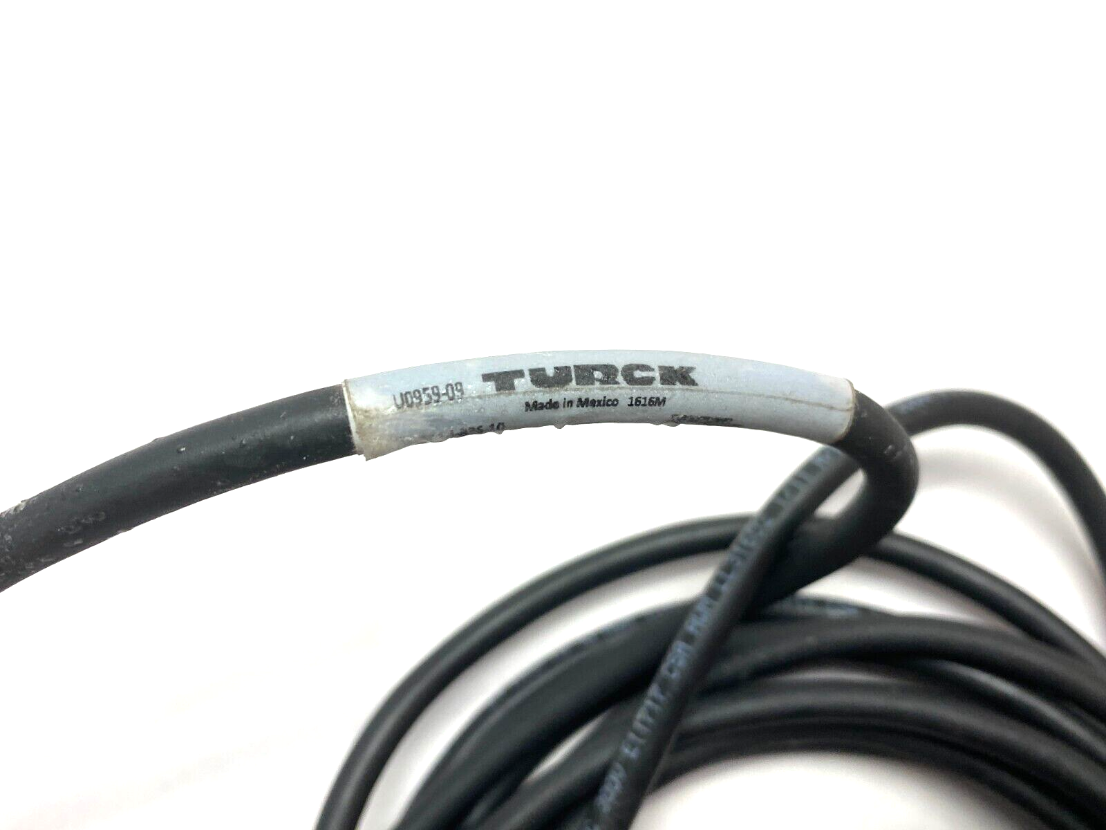 Turck BKM 14-836-10 Versafast Single Ended Cordset U0959-09 CORD CUT 12' FT - Maverick Industrial Sales