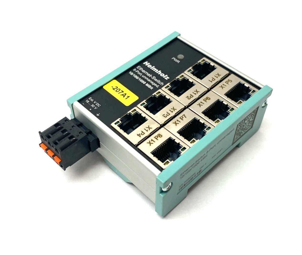 Helmholz 700-841-8ES01 FLEXtra Unmanaged Ethernet Switch 8-Port 10/100/1000Mbps - Maverick Industrial Sales