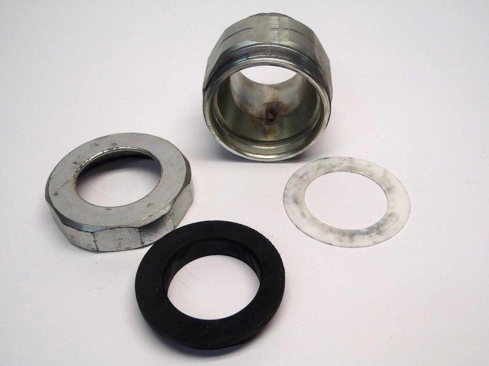 Appleton 2-1/4 Inch Small OD Liquidtight Connectors Large 2-3/4 Inch OD LOT OF 2 - Maverick Industrial Sales