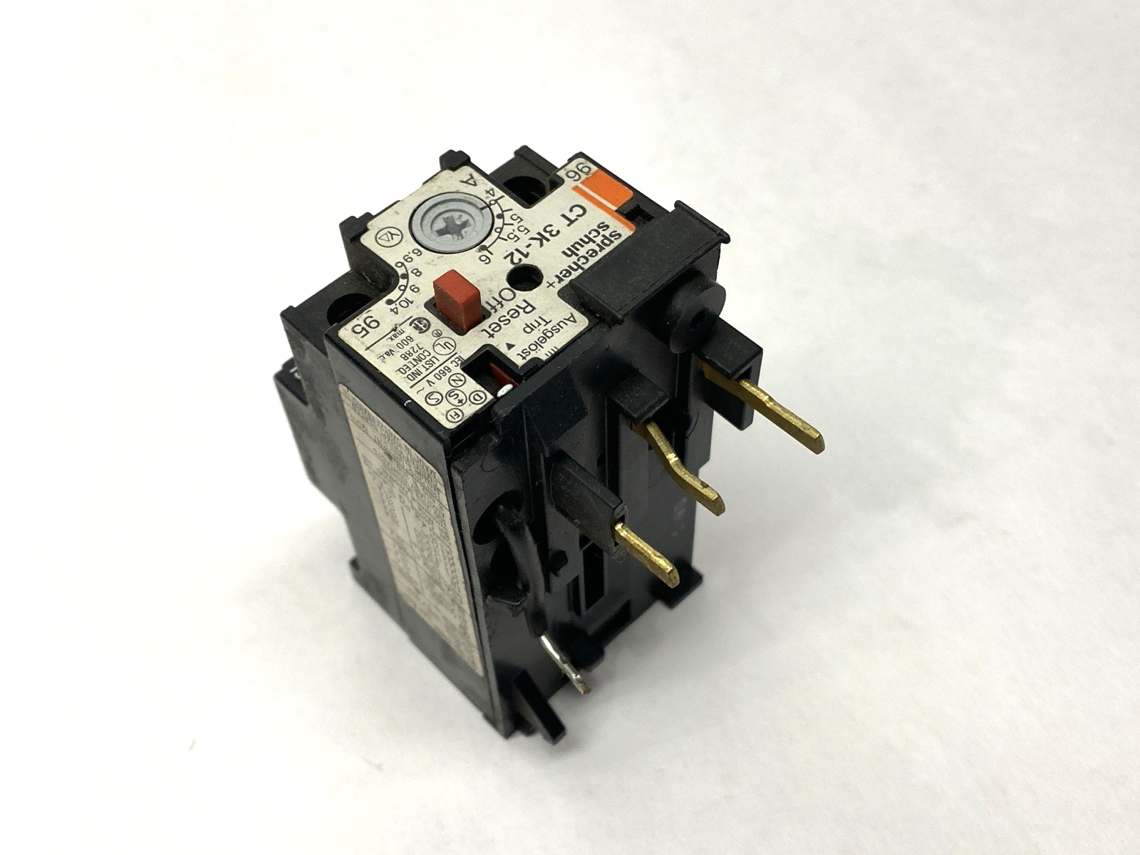 CT3K-12-6 | Sprecher+Schuh Overload Relay 4-6A - Used - Maverick Industrial Sales