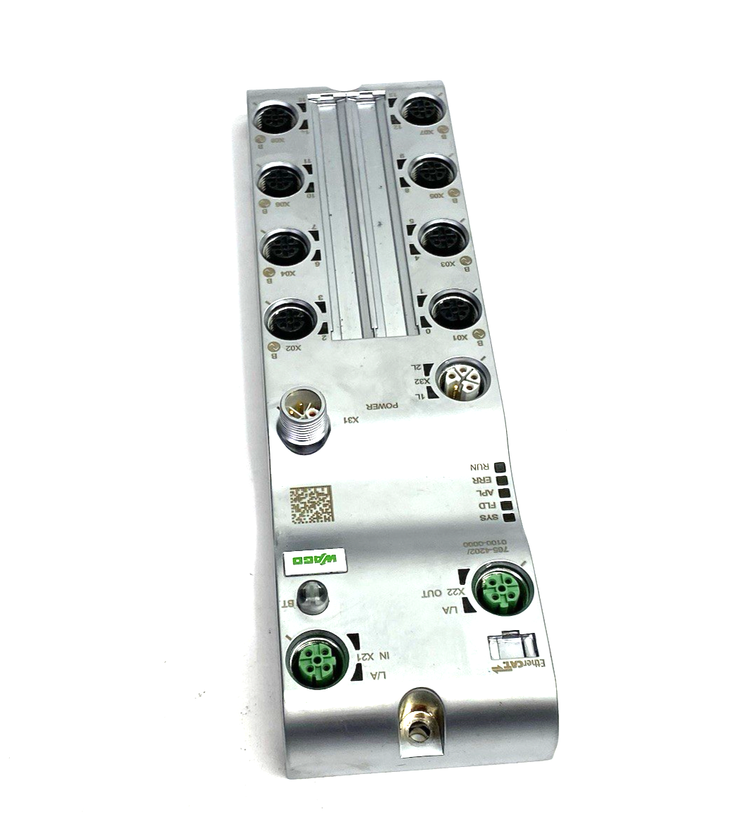 765-4202/0100-0000 | Wago 8-Port-IO-Link Master Class B EtherCAT WideLine 16-Chan - Used - Maverick Industrial Sales