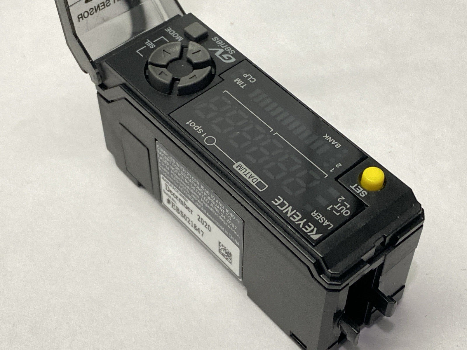 GV-22P | Keyence Digital CMOS Laser Sensor Amplifier Unit Expansion Unit PNP - Used - Maverick Industrial Sales