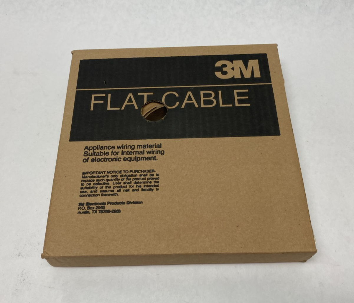 3M 7100162369 Color Coded Flat Cable, 3811 Series, 3811/9-Conductor BOX OF 100' - Maverick Industrial Sales