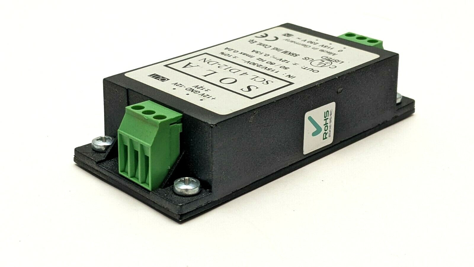 SOLA SCL4 D12-DN Linear Power Supply 4w - Maverick Industrial Sales