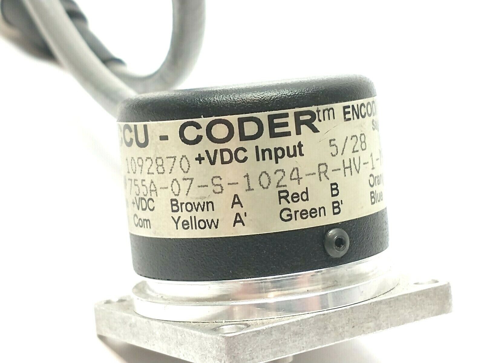 Encoder Products 755A-07-S-1024-R-HV-1-MF-S-N Incremental Shaft Encoder 5/28VDC - Maverick Industrial Sales