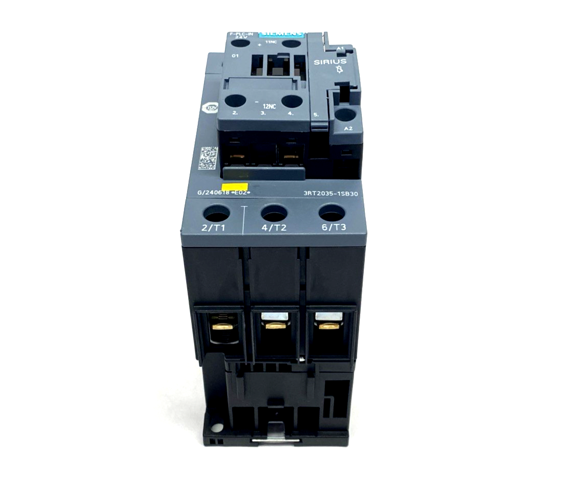 Siemens 3RT2035-1SB30 Power Contactor AC-3e/AC-3, 41A, 18.5kW 400V, 3P, 21-33V - Maverick Industrial Sales
