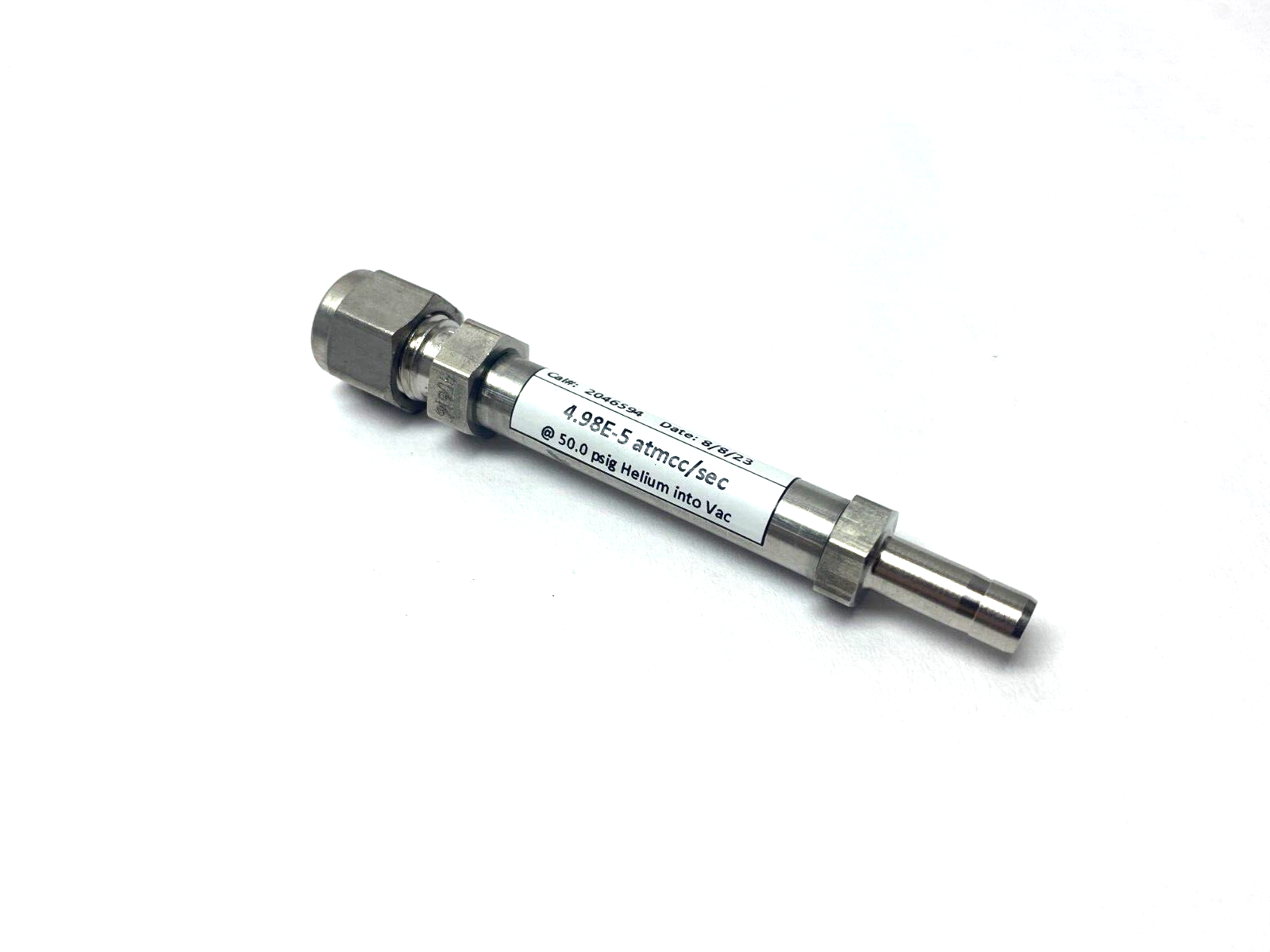 Inficon SPC-2017-G1 Helium Leak Detection Vacuum Jet Nozzle 4.98E-5 atmcc/sec - Maverick Industrial Sales
